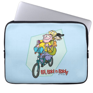 Ed, Edd, n Eddy på en Bike Laptop Fodral