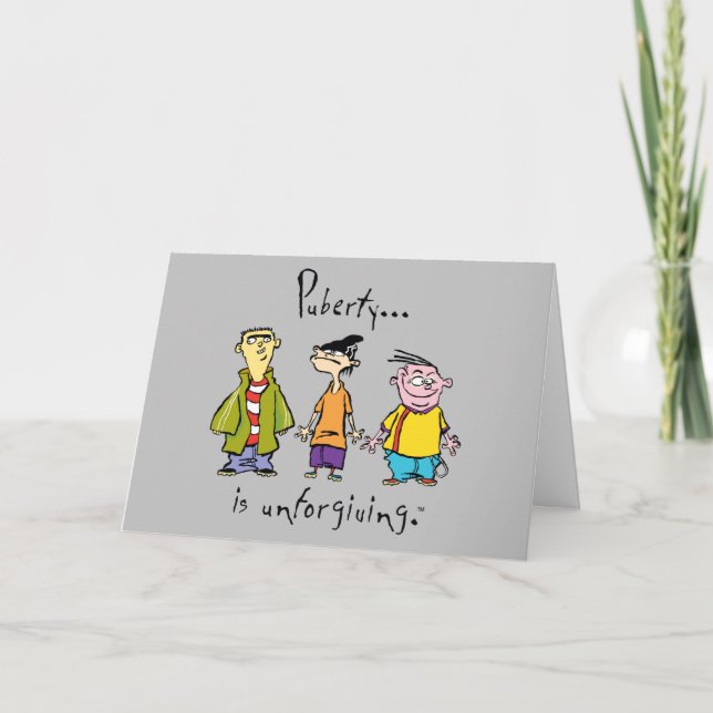 Ed, Edd, n Eddy - Puberty Is Unforgiving Kort (Framsida)
