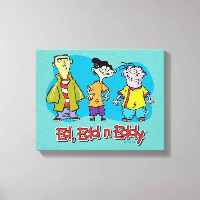 Ed, Edd, n Eddy Smiling Canvastryck (Framsida)