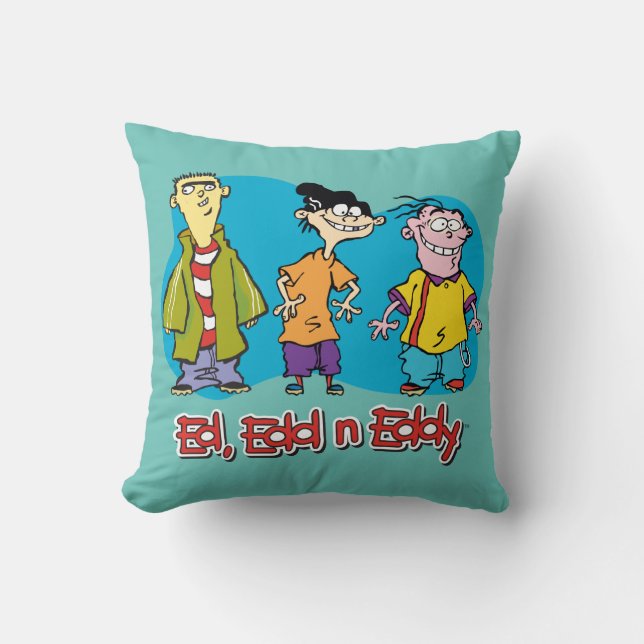 Ed, Edd, n Eddy Smiling Kudde (Framsida)