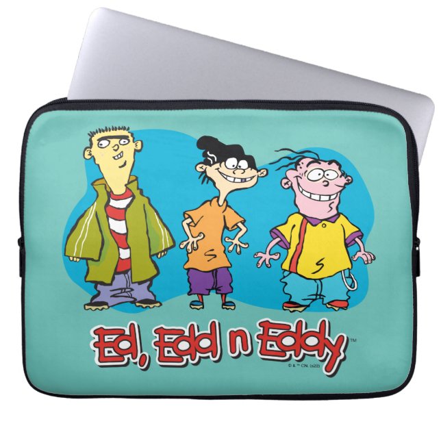 Ed, Edd, n Eddy Smiling Laptop Fodral (Framsidan)