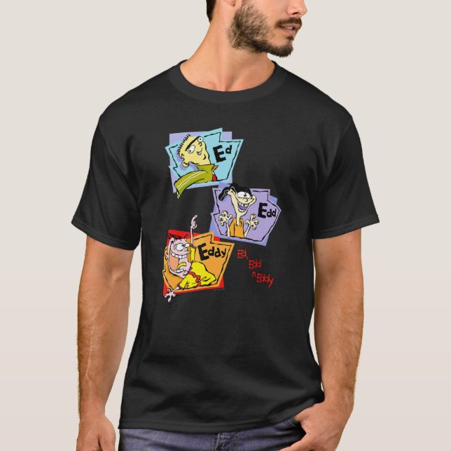 Ed Edd N Eddy Stacks Group Panels Alternate T Shirt (Framsida)