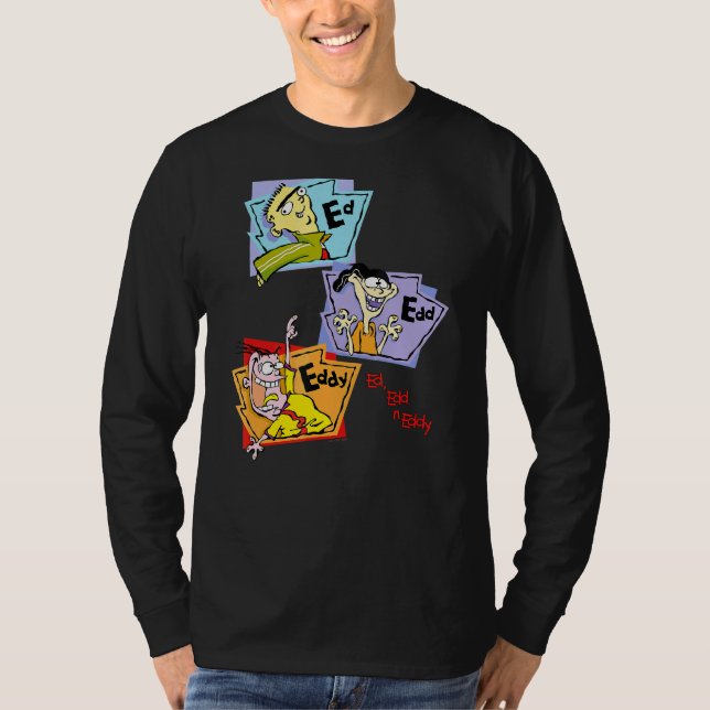 Ed Edd N Eddy Stacks Group Panels Alternate T Shirt (Framsida)