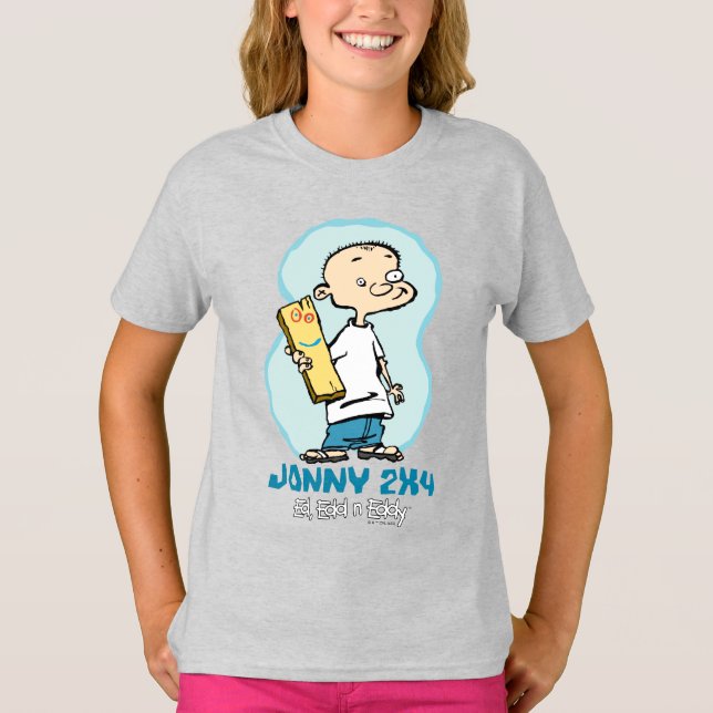 Ed, Edd, n'Eddy Jonny 2x4 och Plank T Shirt (Framsida)