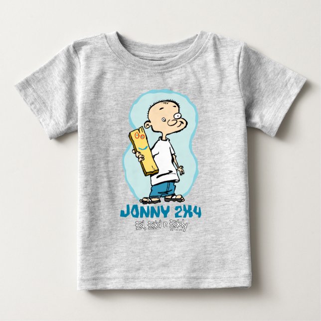 Ed, Edd, n'Eddy Jonny 2x4 och Plank T Shirt (Framsida)