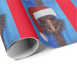 ED Emu Julafton Wrapping Papper Presentpapper