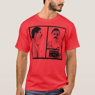 Ed Kemper Mugshot Retro Aesthetic 80 s Stil Design T Shirt