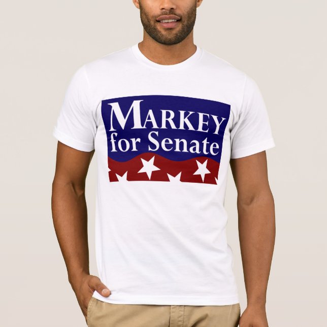Ed Markey för senatT-tröja Tee (Framsida)