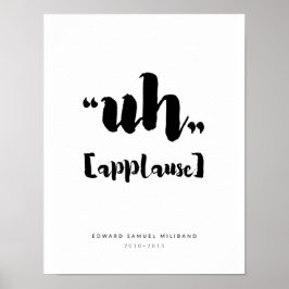 Ed Miliband Best Moments Collection 1/3 Poster