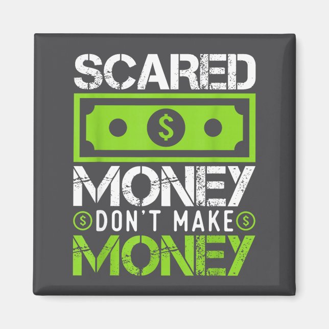 Ed Money Dont Make Money Dollar Cash Graphic Boss  Magnet (Framsidan)