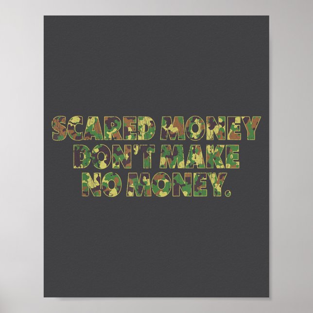 Ed Money Don't Make No Money Funny Saying  Poster (Framsidan)