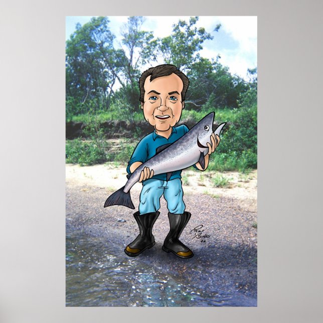 Ed och Salmon Poster (Framsidan)