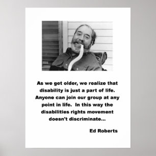Ed Roberts ADA tal Poster