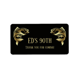 Ed:s 90:e Tack Adressetikett