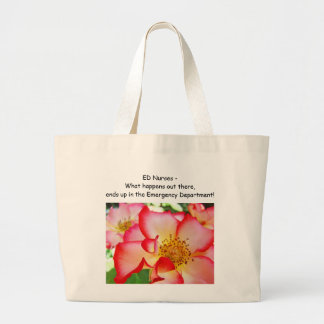 Ed-sjuksköterskor hänger lös vad händer ut där, jumbo tygkasse