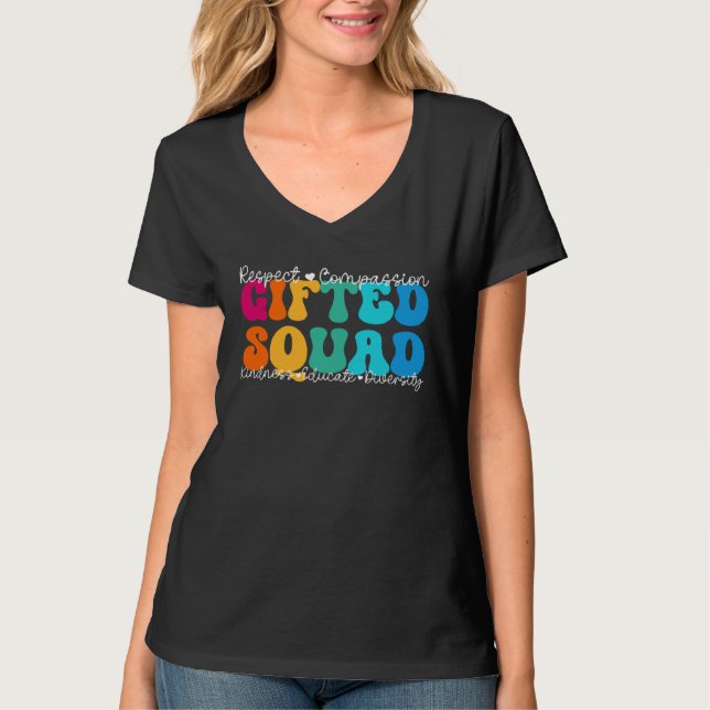 ed Squad Appreciation Week Back to School T Shirt (Framsida)