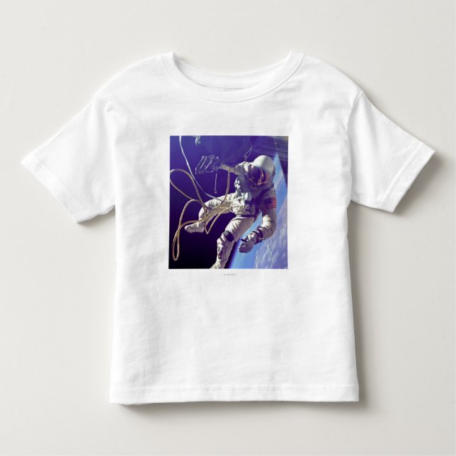 Ed White First American Spacewalker Photograph T-shirt (Framsida)