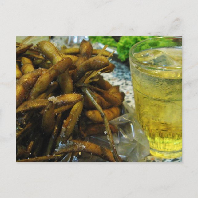 Edamame i Thai-stil Vykort (Framsida)