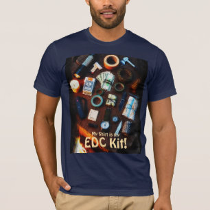 EDC Kit Prepper Survivalist Design T Shirt