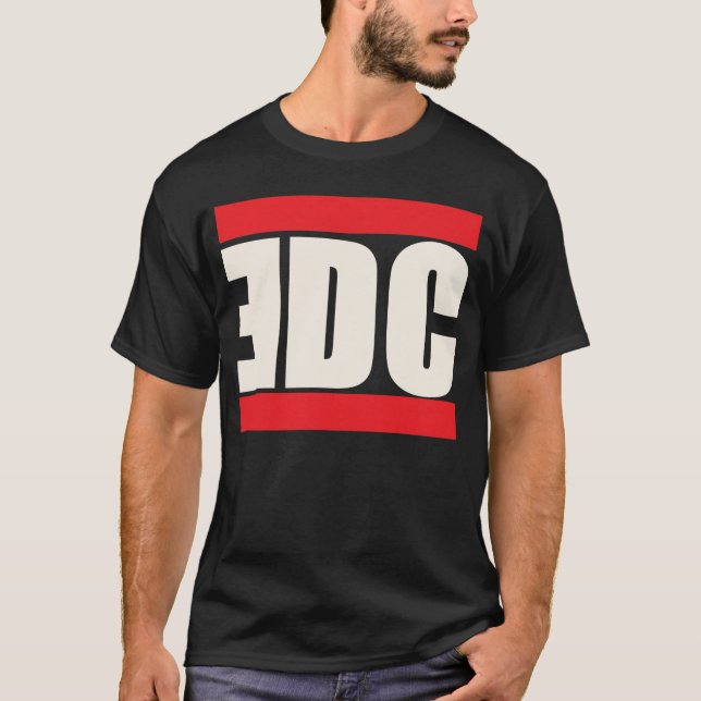 Edc-skjorta T-shirt (Framsida)