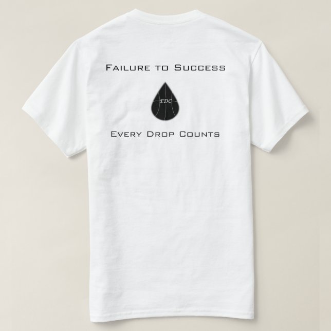 Edc-utslagsplats Tee Shirt (Design baksida)