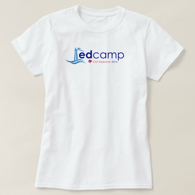 EdCamp gammal Saybrook t-skjorta Tröja (Design framsida)