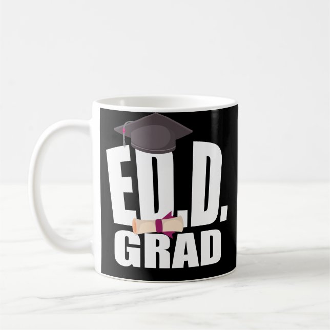 EdD Doctorate Education Studenten Gift Coffee Mugg (Vänster)