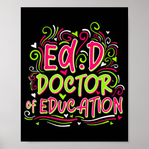 EdD doktor i utbildning - för doktor i utbildning Poster