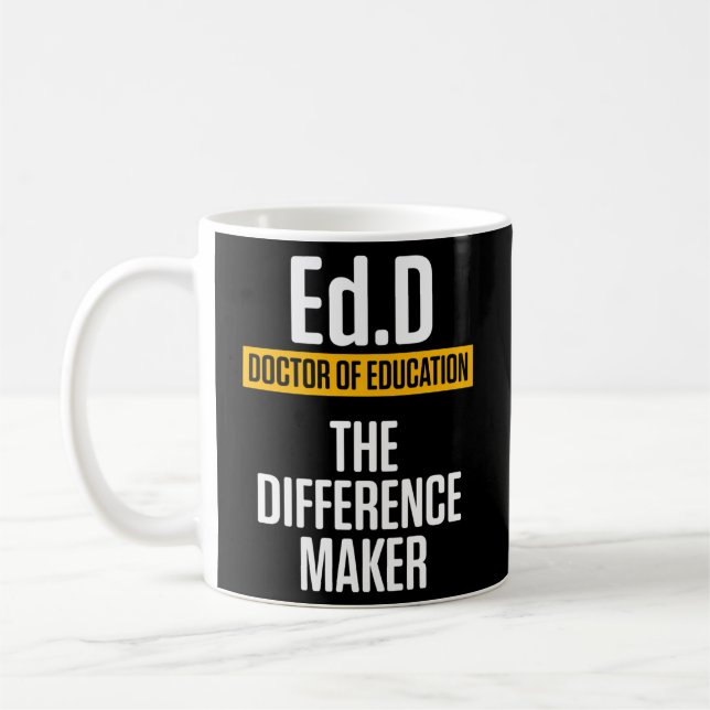 EDD Doktor i utbildningsdoktoret Studenten Kaffemugg (Vänster)