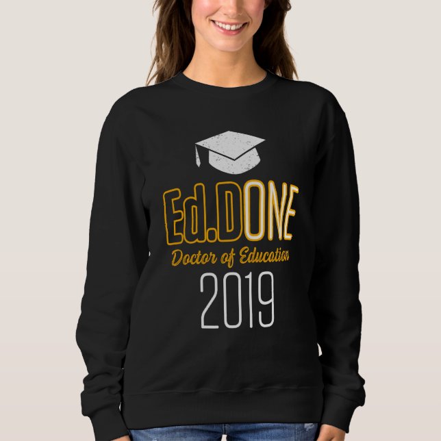 EDD Doktor of Education 2019 Doctorate Studenten T Shirt (Framsida)