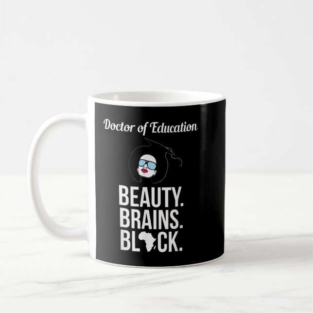 EdD Doktor of Education Defended Doctorate Graduat Kaffemugg (Vänster)