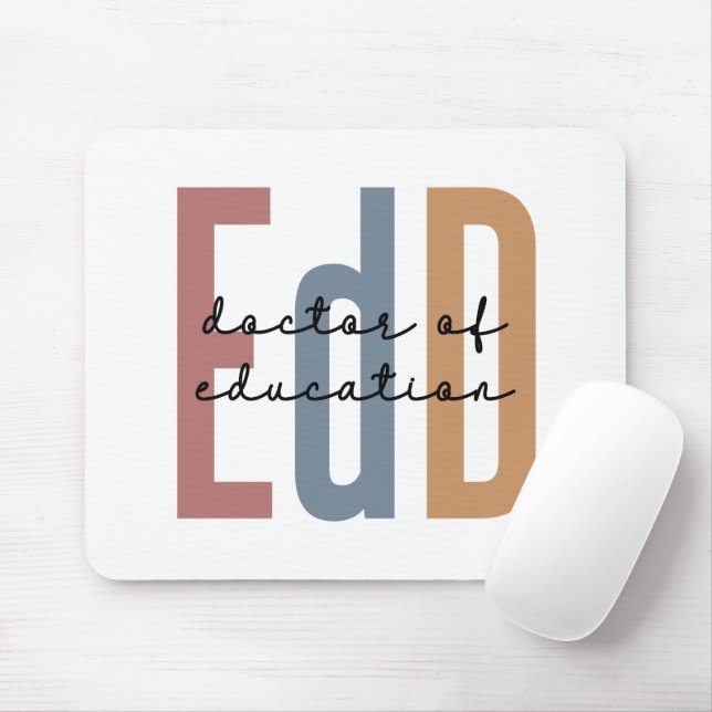 Edd Doktor of Education Studenten Musmatta (Med mus)