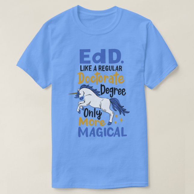 EDD Education Doctorate Research Academic T Shirt (Design framsida)