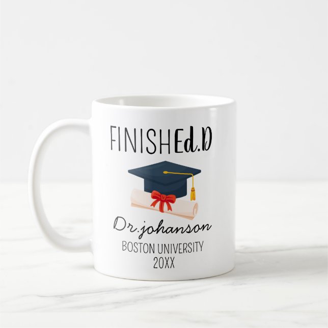 Edd-examenspresenter till henne honom, EDD-mugg, D Kaffemugg (Vänster)