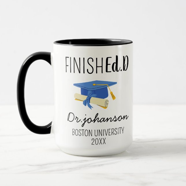 Edd-examenspresenter till henne honom, EDD-mugg, D Mugg (Vänster)