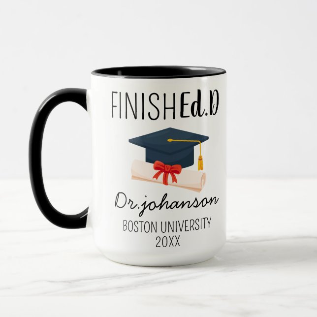 Edd-examenspresenter till henne honom, EDD-mugg, D Mugg (Vänster)