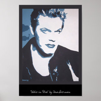 Eddie i blått poster