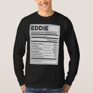 Eddie Nutrition Information Problem med att lösa p T Shirt