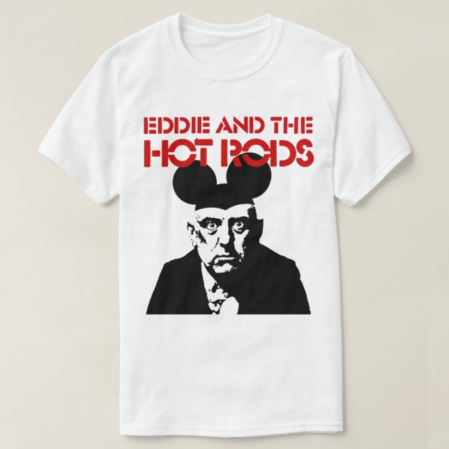 Eddie och Hot rod Premium T Shirt (Design framsida)