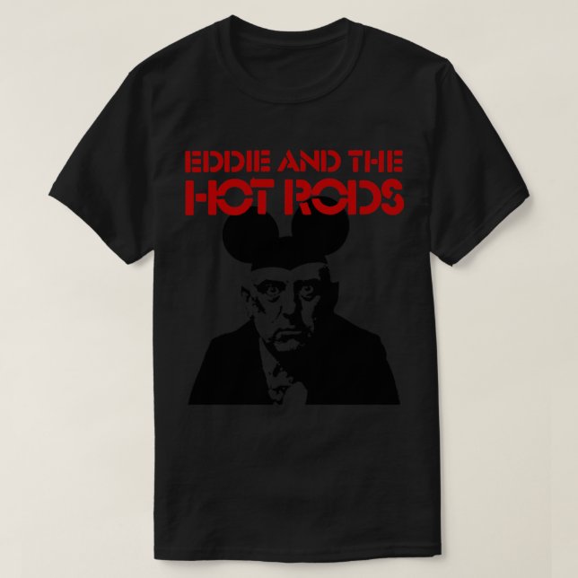 Eddie och Hot rod Premium T Shirt (Design framsida)