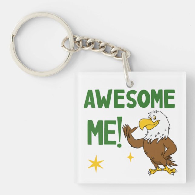 Eddie the Eagle AwomeMe Keychain (Framsidan)