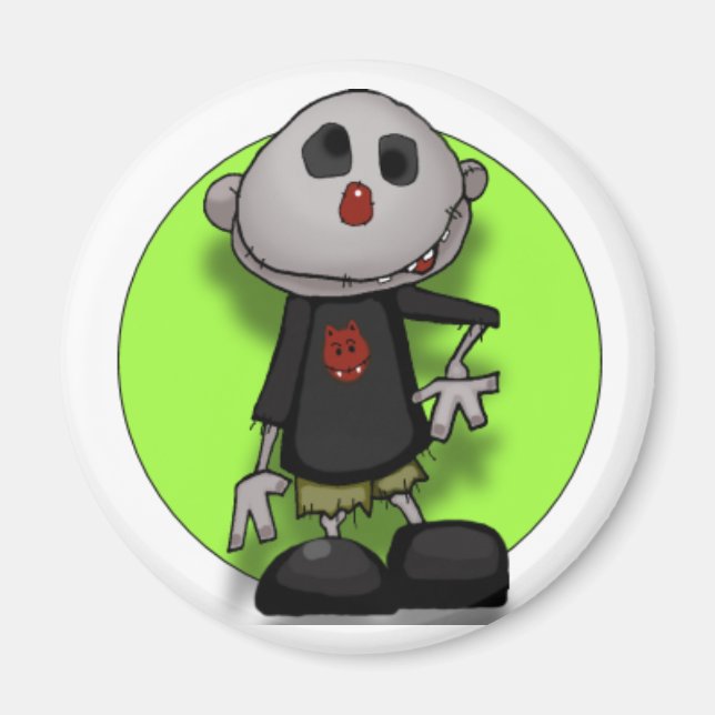 Eddie zombie magnet (Framsidan)