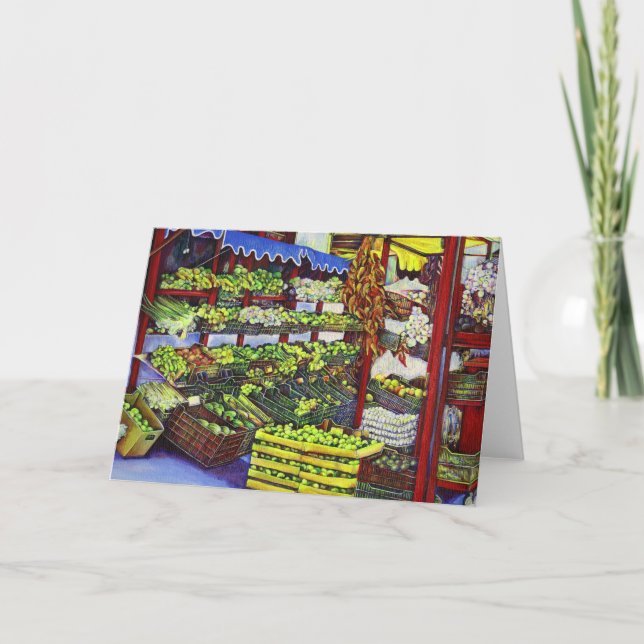 Eddie's Market Hungary Greeting Card Kort (Framsida)