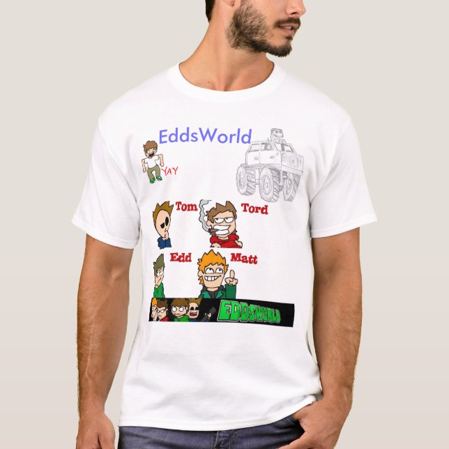 EddsWorld advertizing! T-shirt (Framsida)
