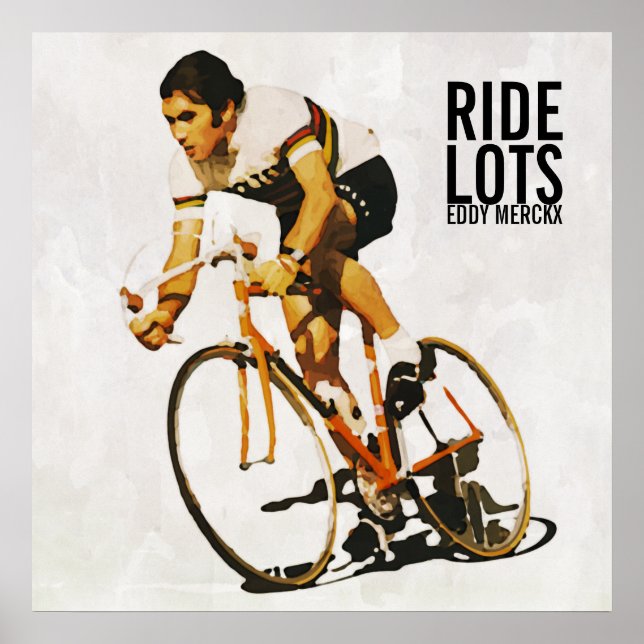 Eddy Merckx Motivational Poster (Framsidan)