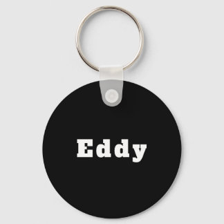 Eddy schwarz weiß nyckelring