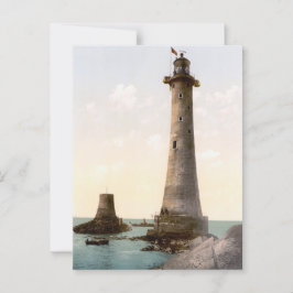 Eddystone Lighthouse, England (1900) Vykort