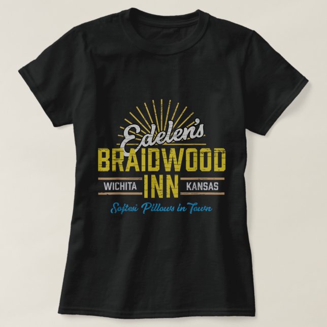 Edelen's Braidwood Inn Kansas Funny Classic Trendi T Shirt (Design framsida)