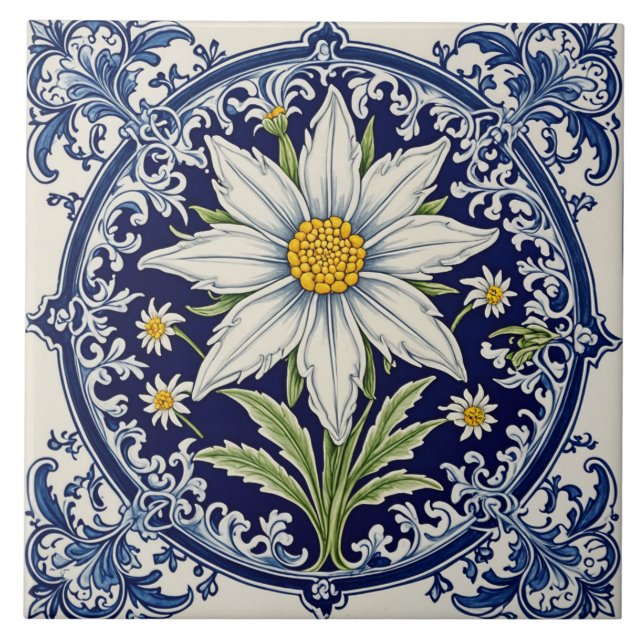 Edelweiss 4 kakelplatta (Framsidan)