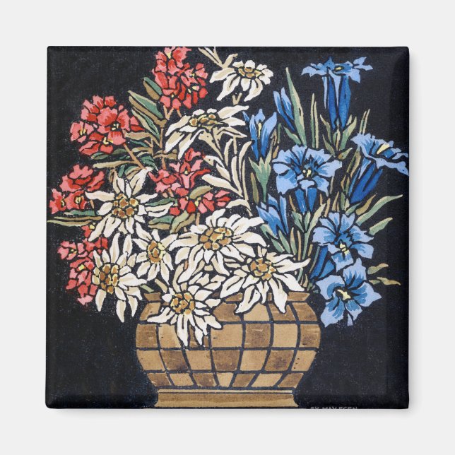 Edelweiss Bouquet Magnet (Framsidan)